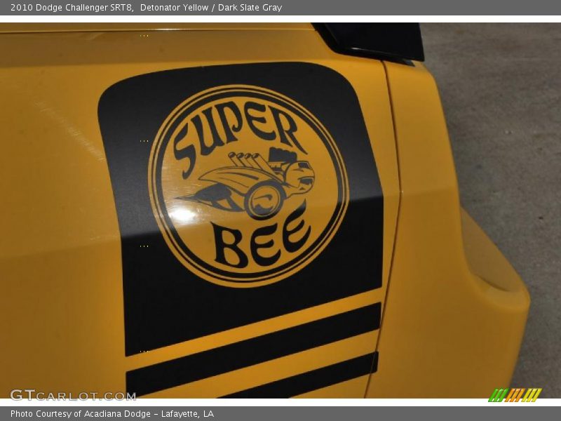 Detonator Yellow / Dark Slate Gray 2010 Dodge Challenger SRT8
