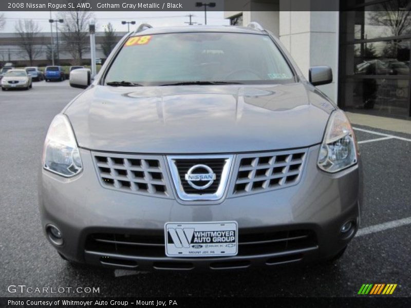 Gotham Gray Metallic / Black 2008 Nissan Rogue SL AWD