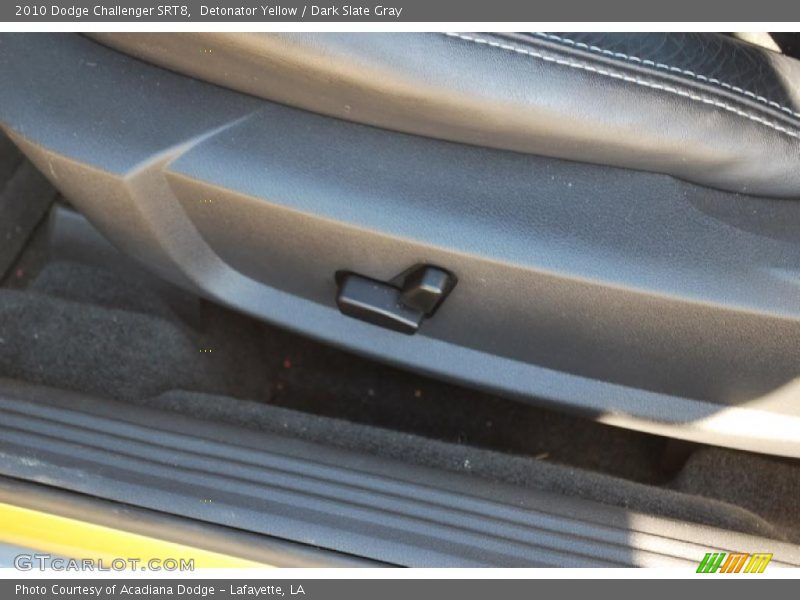 Detonator Yellow / Dark Slate Gray 2010 Dodge Challenger SRT8