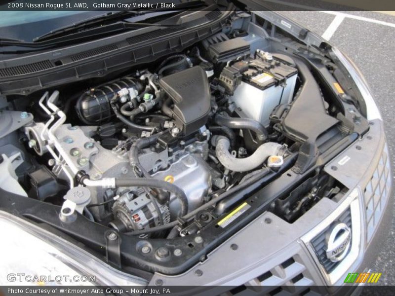 Gotham Gray Metallic / Black 2008 Nissan Rogue SL AWD