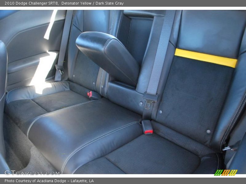 Detonator Yellow / Dark Slate Gray 2010 Dodge Challenger SRT8