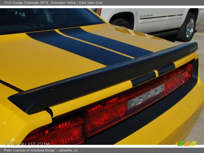 Detonator Yellow / Dark Slate Gray 2010 Dodge Challenger SRT8