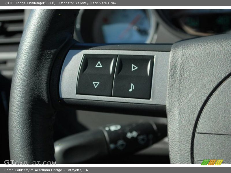 Detonator Yellow / Dark Slate Gray 2010 Dodge Challenger SRT8