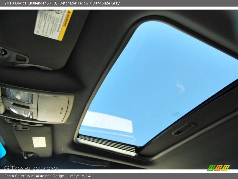 Detonator Yellow / Dark Slate Gray 2010 Dodge Challenger SRT8