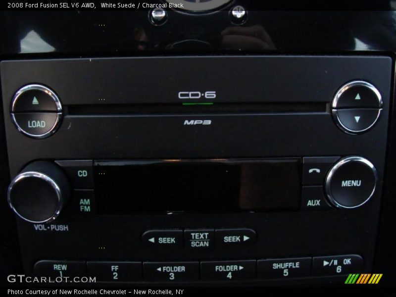 White Suede / Charcoal Black 2008 Ford Fusion SEL V6 AWD