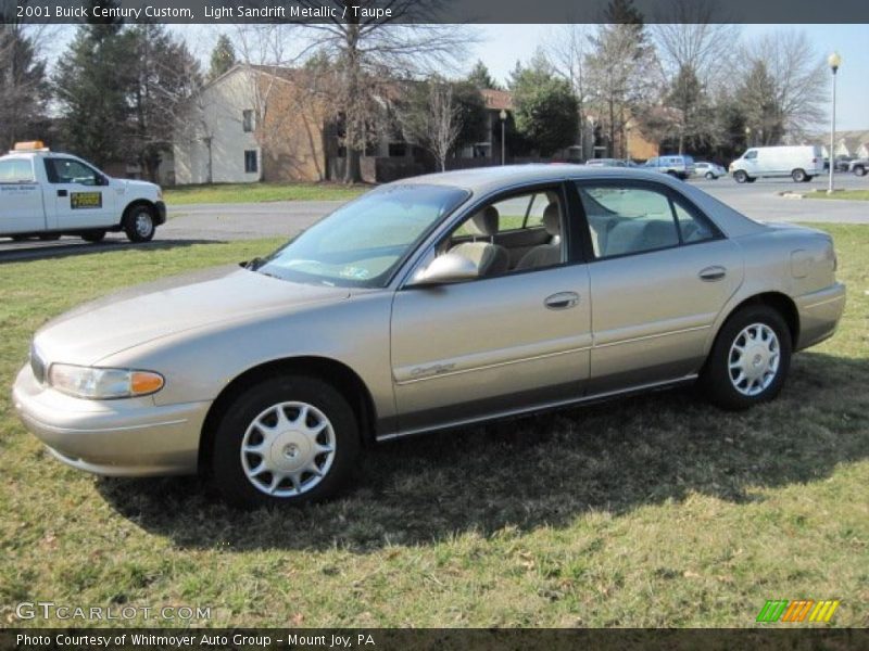Light Sandrift Metallic / Taupe 2001 Buick Century Custom