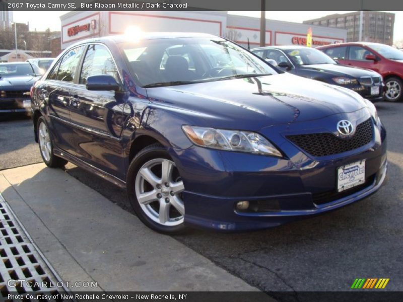 Blue Ribbon Metallic / Dark Charcoal 2007 Toyota Camry SE