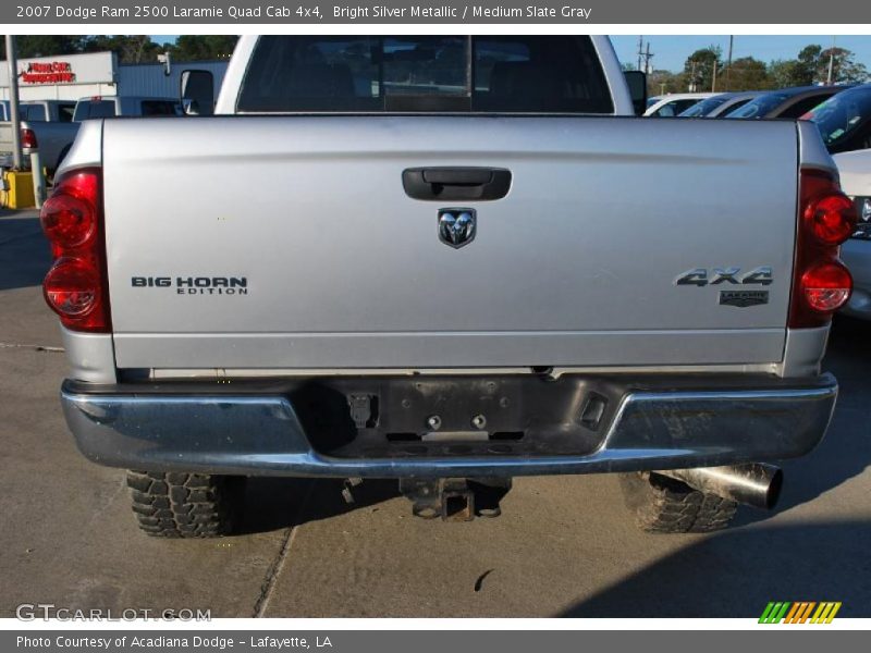 Bright Silver Metallic / Medium Slate Gray 2007 Dodge Ram 2500 Laramie Quad Cab 4x4