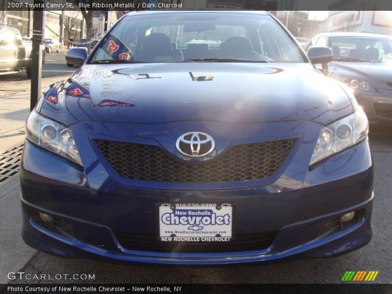 Blue Ribbon Metallic / Dark Charcoal 2007 Toyota Camry SE