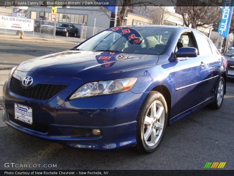 Blue Ribbon Metallic / Dark Charcoal 2007 Toyota Camry SE