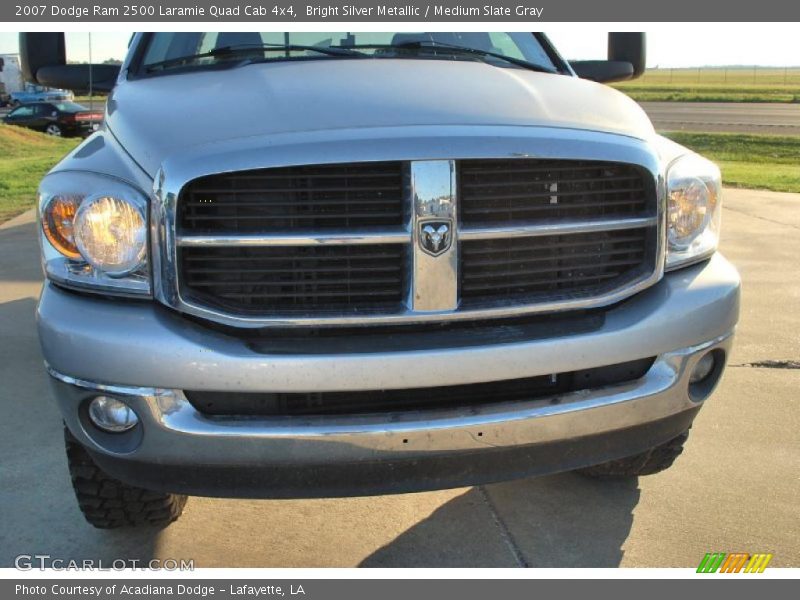 Bright Silver Metallic / Medium Slate Gray 2007 Dodge Ram 2500 Laramie Quad Cab 4x4