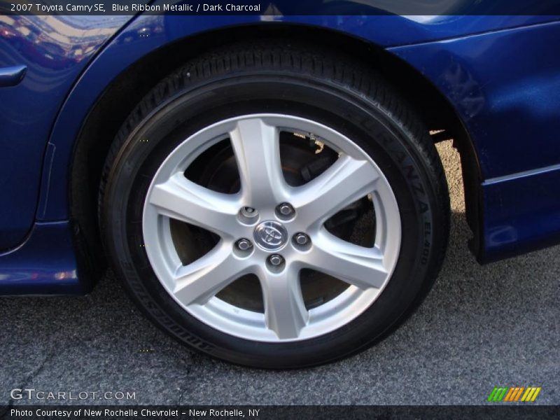 Blue Ribbon Metallic / Dark Charcoal 2007 Toyota Camry SE