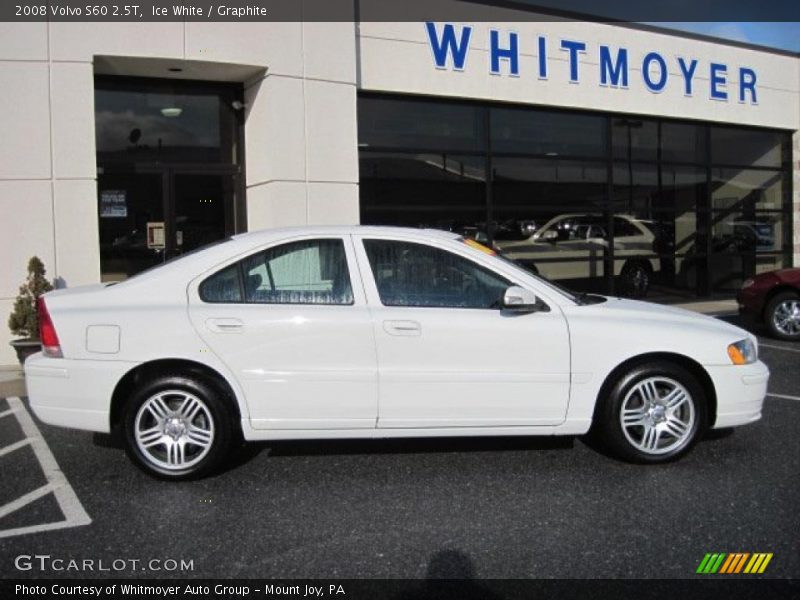 Ice White / Graphite 2008 Volvo S60 2.5T