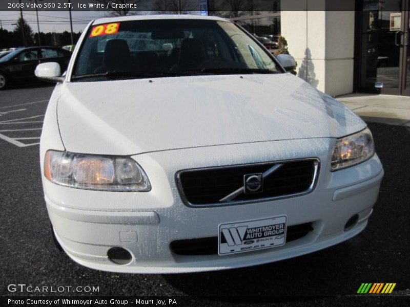 Ice White / Graphite 2008 Volvo S60 2.5T