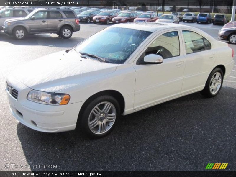 Ice White / Graphite 2008 Volvo S60 2.5T