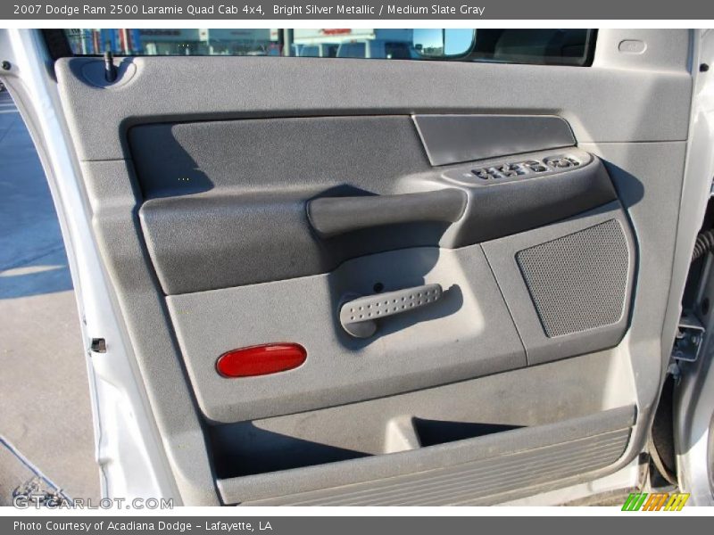 Bright Silver Metallic / Medium Slate Gray 2007 Dodge Ram 2500 Laramie Quad Cab 4x4