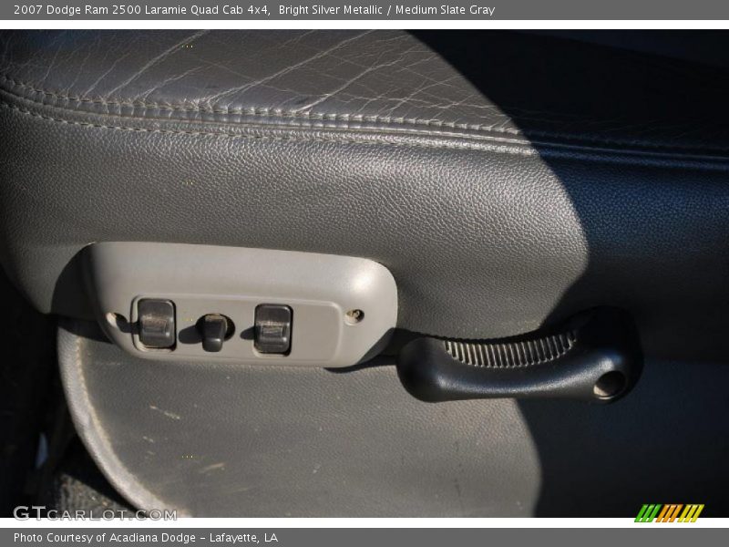 Bright Silver Metallic / Medium Slate Gray 2007 Dodge Ram 2500 Laramie Quad Cab 4x4