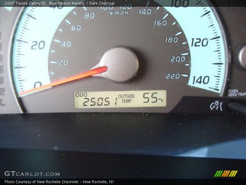 Blue Ribbon Metallic / Dark Charcoal 2007 Toyota Camry SE