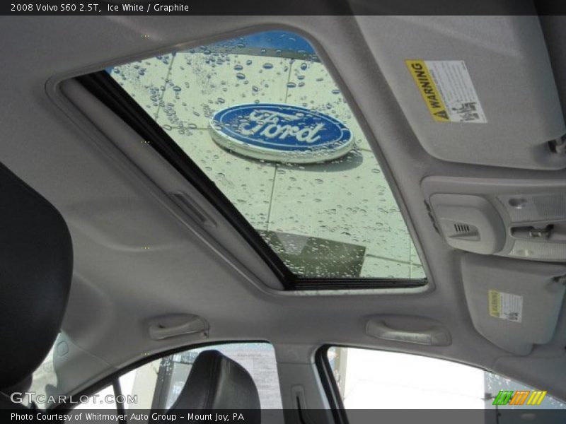 Ice White / Graphite 2008 Volvo S60 2.5T