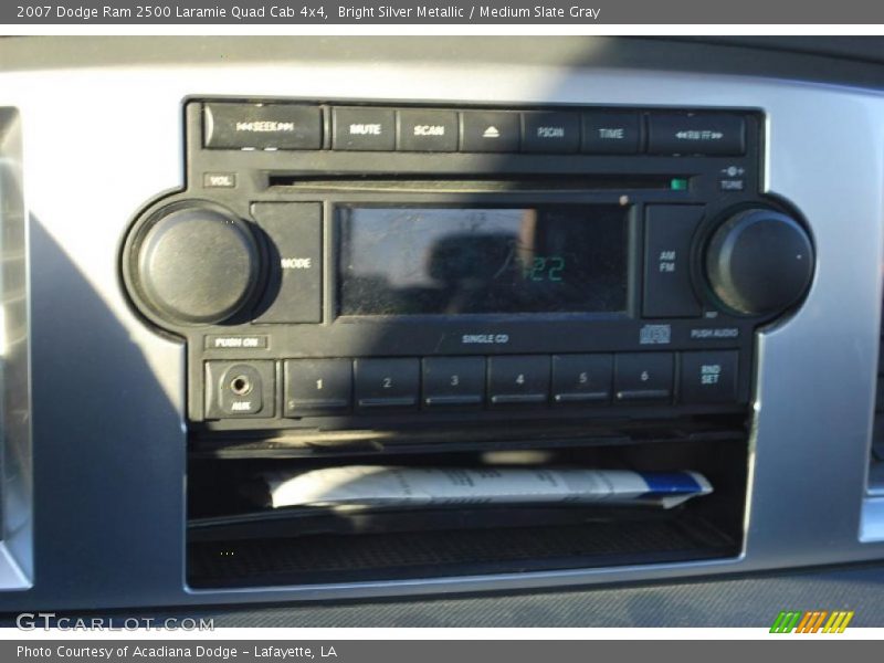 Bright Silver Metallic / Medium Slate Gray 2007 Dodge Ram 2500 Laramie Quad Cab 4x4
