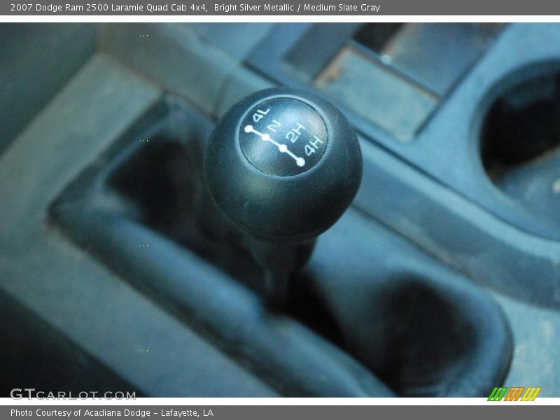 Bright Silver Metallic / Medium Slate Gray 2007 Dodge Ram 2500 Laramie Quad Cab 4x4