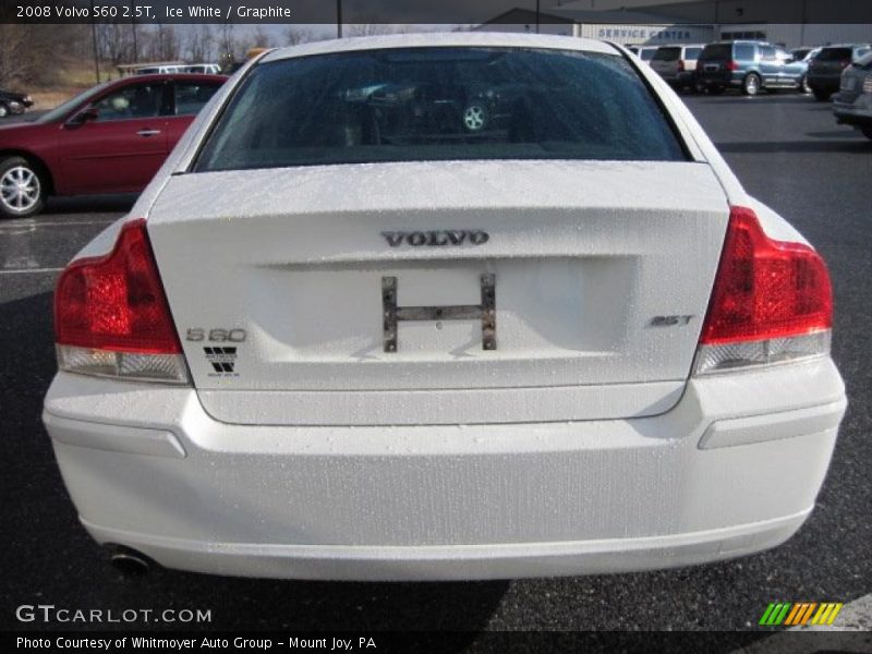 Ice White / Graphite 2008 Volvo S60 2.5T