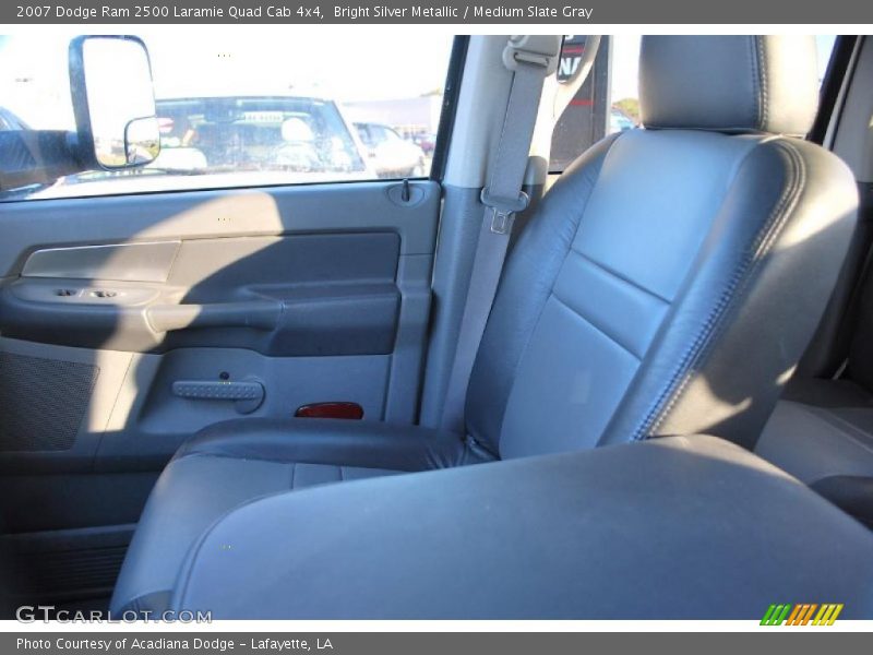 Bright Silver Metallic / Medium Slate Gray 2007 Dodge Ram 2500 Laramie Quad Cab 4x4