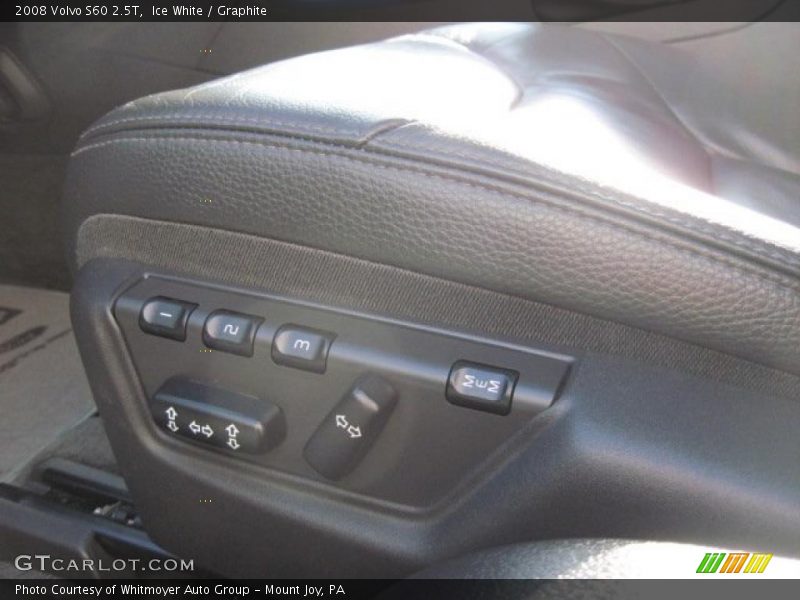 Ice White / Graphite 2008 Volvo S60 2.5T