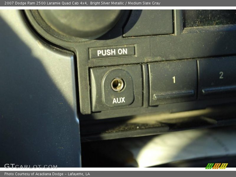Bright Silver Metallic / Medium Slate Gray 2007 Dodge Ram 2500 Laramie Quad Cab 4x4