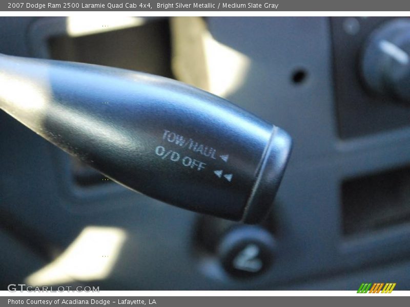 Bright Silver Metallic / Medium Slate Gray 2007 Dodge Ram 2500 Laramie Quad Cab 4x4