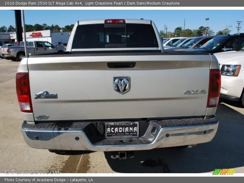 Light Graystone Pearl / Dark Slate/Medium Graystone 2010 Dodge Ram 2500 SLT Mega Cab 4x4