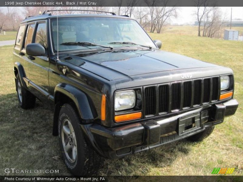 Black / Mist Gray 1998 Jeep Cherokee Classic 4x4