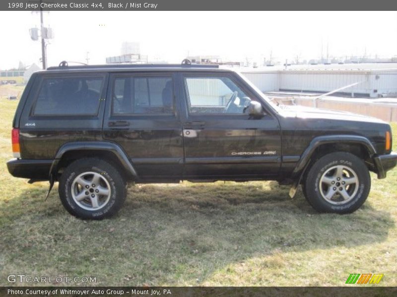 Black / Mist Gray 1998 Jeep Cherokee Classic 4x4