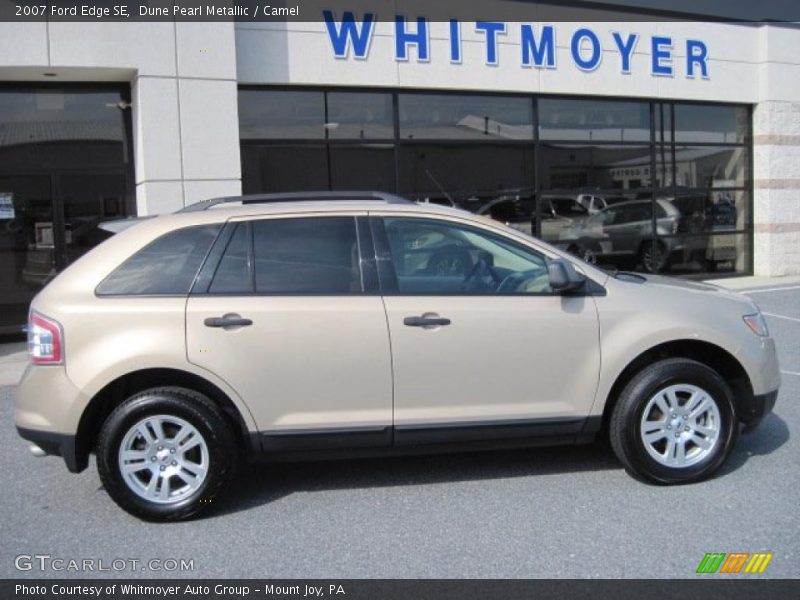 Dune Pearl Metallic / Camel 2007 Ford Edge SE