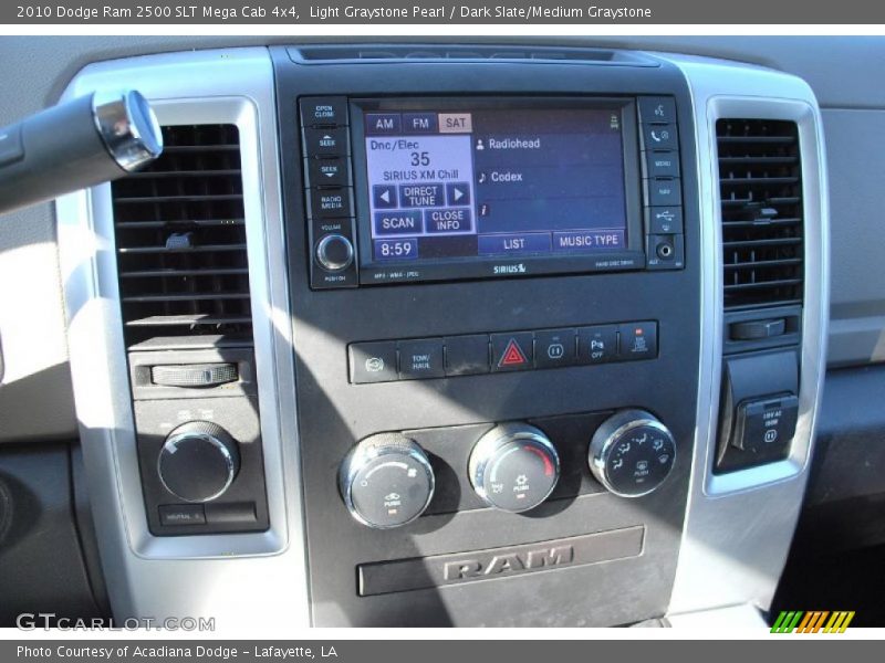 Light Graystone Pearl / Dark Slate/Medium Graystone 2010 Dodge Ram 2500 SLT Mega Cab 4x4