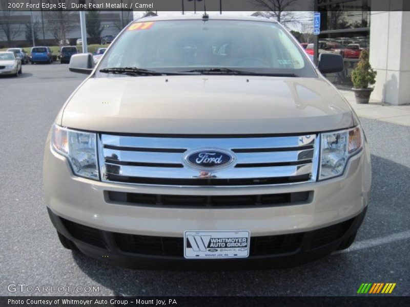 Dune Pearl Metallic / Camel 2007 Ford Edge SE