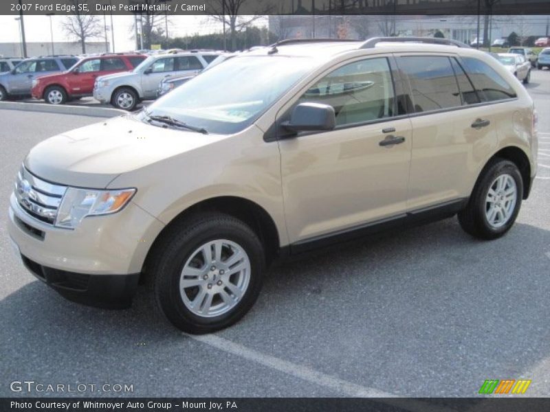 Dune Pearl Metallic / Camel 2007 Ford Edge SE