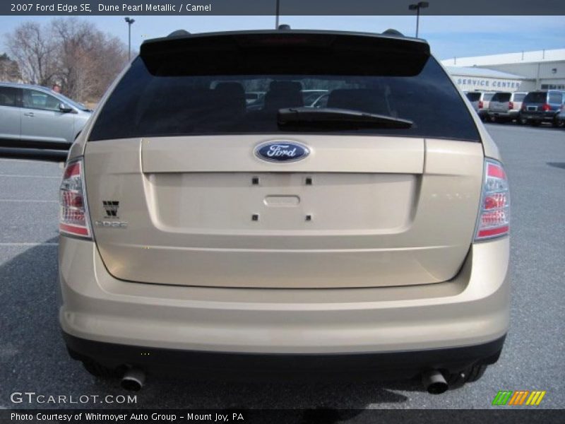 Dune Pearl Metallic / Camel 2007 Ford Edge SE