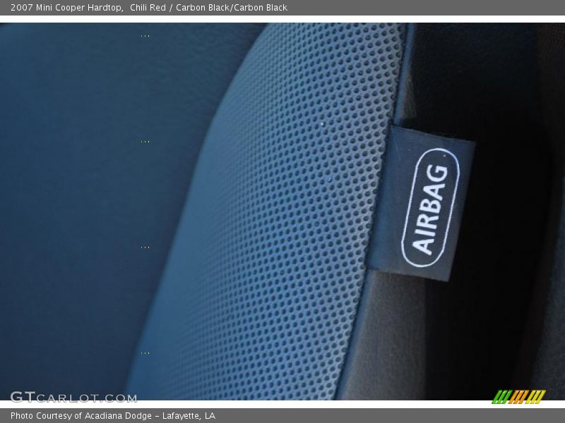 Chili Red / Carbon Black/Carbon Black 2007 Mini Cooper Hardtop