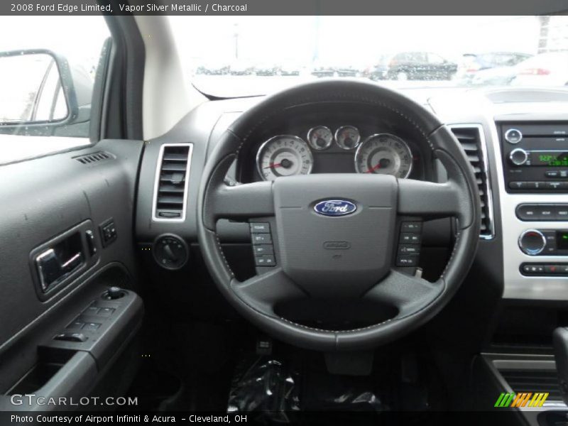 Vapor Silver Metallic / Charcoal 2008 Ford Edge Limited