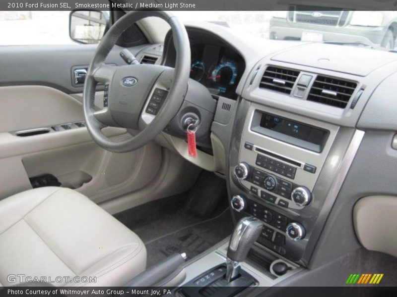 Smokestone Metallic / Medium Light Stone 2010 Ford Fusion SEL
