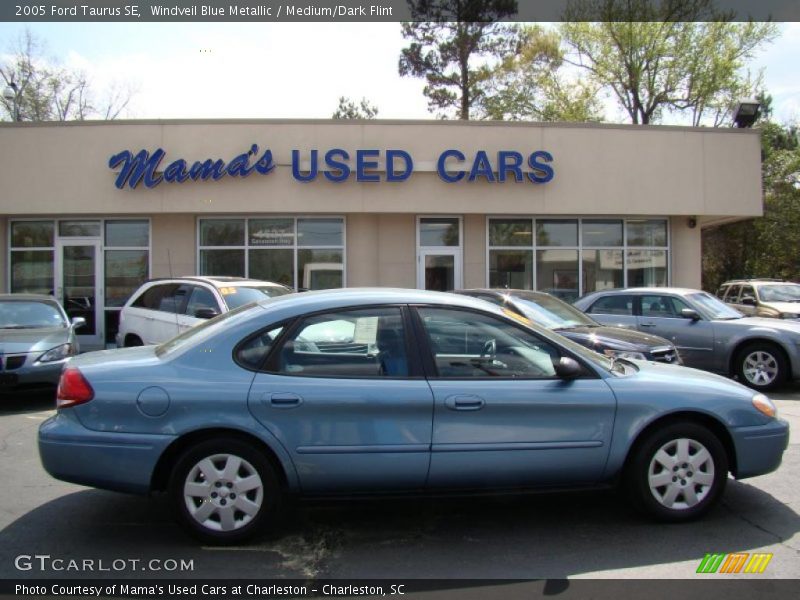 Windveil Blue Metallic / Medium/Dark Flint 2005 Ford Taurus SE