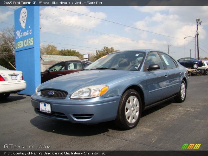 Windveil Blue Metallic / Medium/Dark Flint 2005 Ford Taurus SE