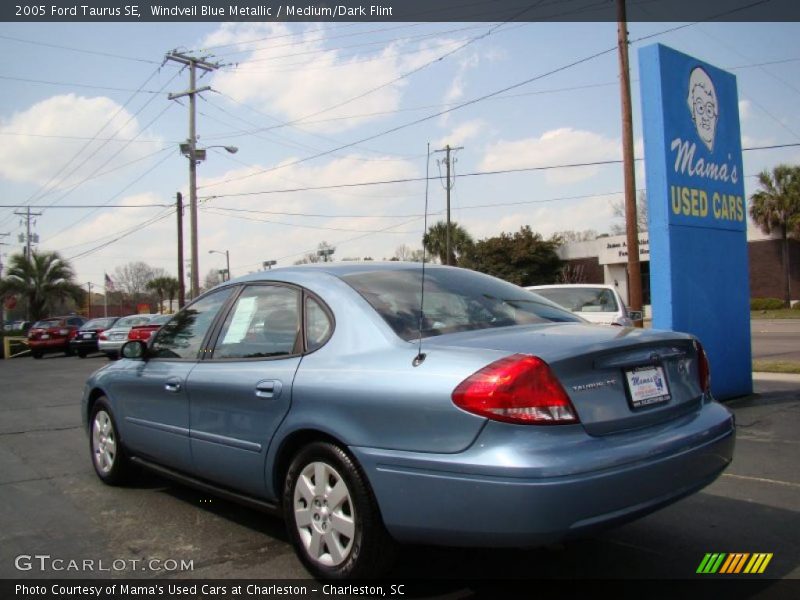 Windveil Blue Metallic / Medium/Dark Flint 2005 Ford Taurus SE