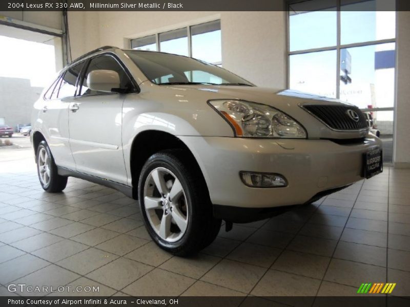 Millinnium Silver Metallic / Black 2004 Lexus RX 330 AWD
