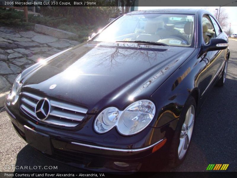 Black / Stone 2006 Mercedes-Benz CLK 350 Coupe