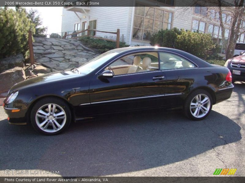 Black / Stone 2006 Mercedes-Benz CLK 350 Coupe