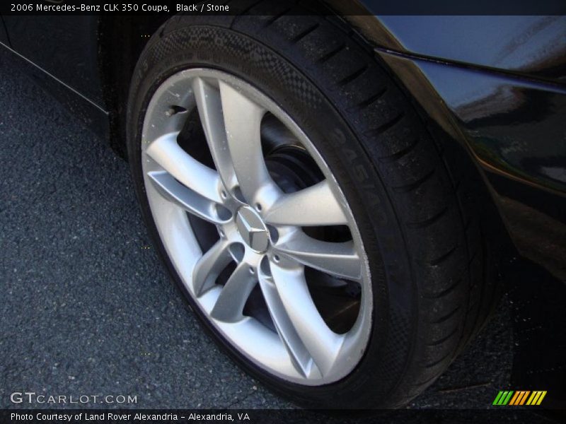 Black / Stone 2006 Mercedes-Benz CLK 350 Coupe
