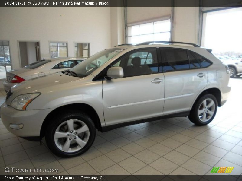 Millinnium Silver Metallic / Black 2004 Lexus RX 330 AWD