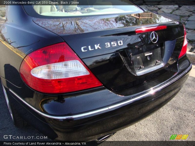 Black / Stone 2006 Mercedes-Benz CLK 350 Coupe